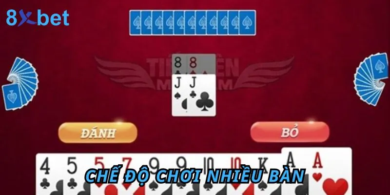 Cách chơi bài tiến lên trên 8XBET – Hướng dẫn chi tiết và mẹo thắng lớn 6 8XBET cung cấp nhiều bàn Tiến Lên với các mức cược khác nhau